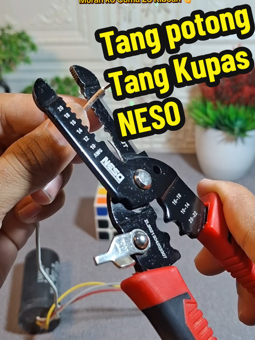 Tang potong Tang Kupas dari NESO, Murah banget #tangpotong #tang #tangkabel #neso #tangserbaguna 