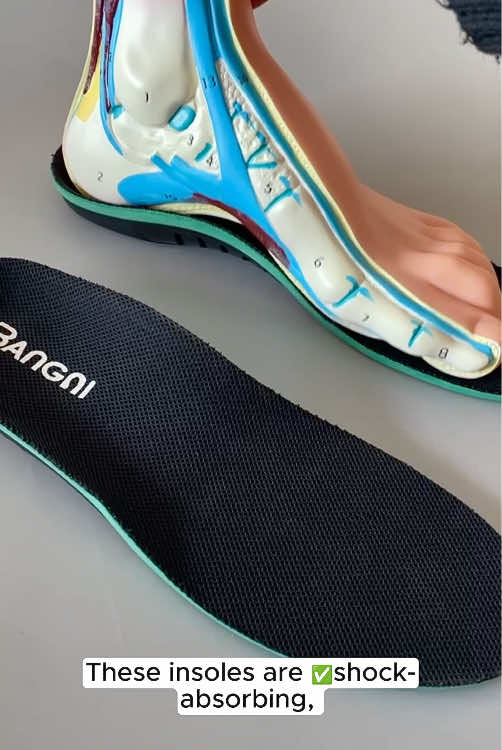 Happy feet start here!#happyfeet #insoles #archsupport #painfree #alldaycomfort #shoes #standingallday #tiktokmademebuyit2025 #footcare #foots #fyp 