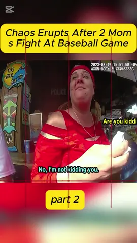 Chaos Erupts After 2 Moms Fight At Baseball Game #cops #copsoftiktok #copsontiktok #copstiktok #police #policeofficer #policeoftiktok