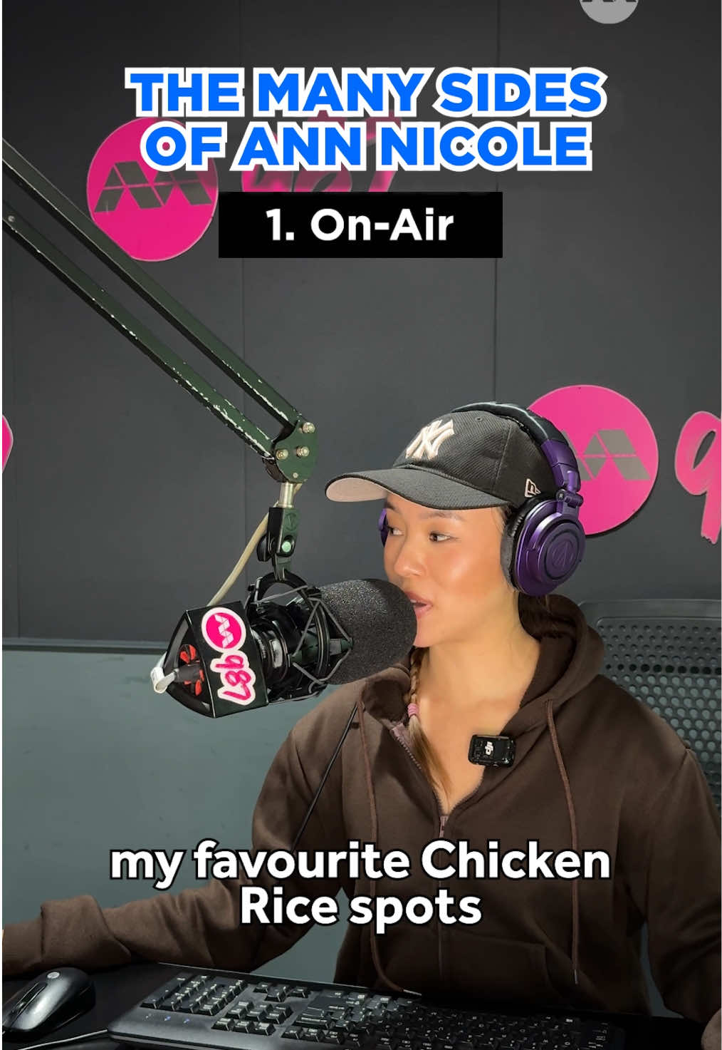 God forbids a girl has many personalities… 🐨 @thatperfumegirl 🍒 #987fm #987irl #crikey #robirwin #hokkien