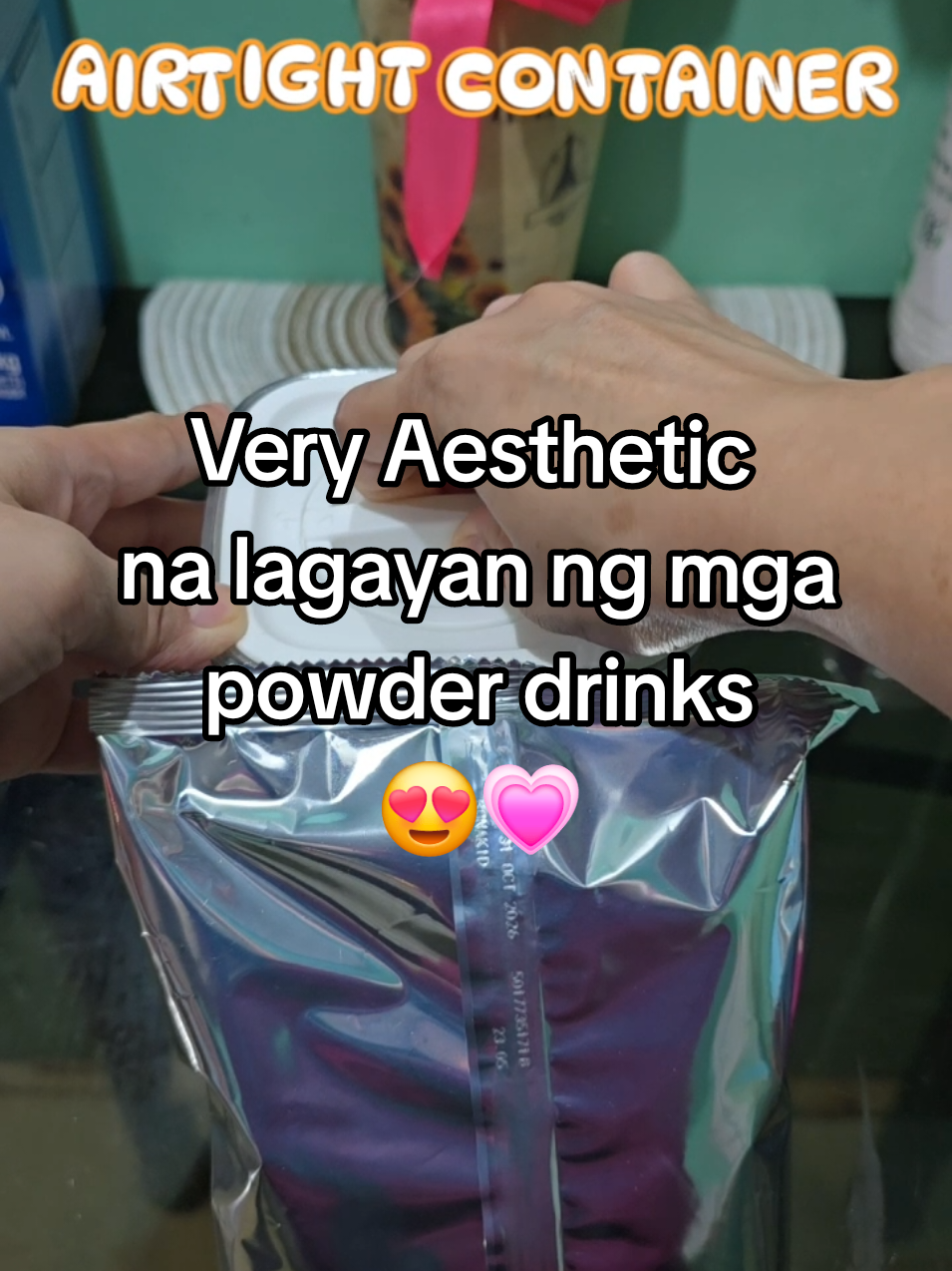 Naghahanap kayo ng lagayan para sa mga powder ingredients niyo? Perfect itong AIRTIGHT CONTAINER na to para sayo 🥰 #airtightcontainer #container #airtight #milkpowdercontainer #fyp #fypageシ #fypage #fypspotted 