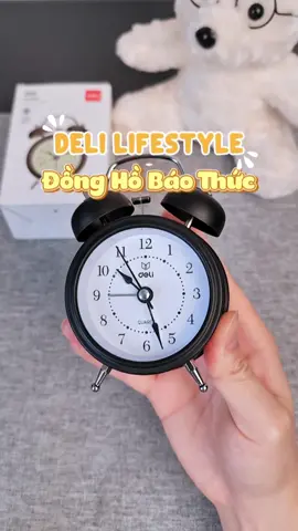 Đồng Hồ Báo Thức Deli Lifestyle #dongho #donghodeban #donghobaothuc #donghodebantrangtri #dientutienich #delilifestyle 