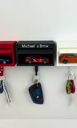 Things I 3D printed that just make sense. #hotwheels #giftideas #giftforhim #custom #waewstore #roomdecor #bmwclub #keychain #fyp #viralvideos 