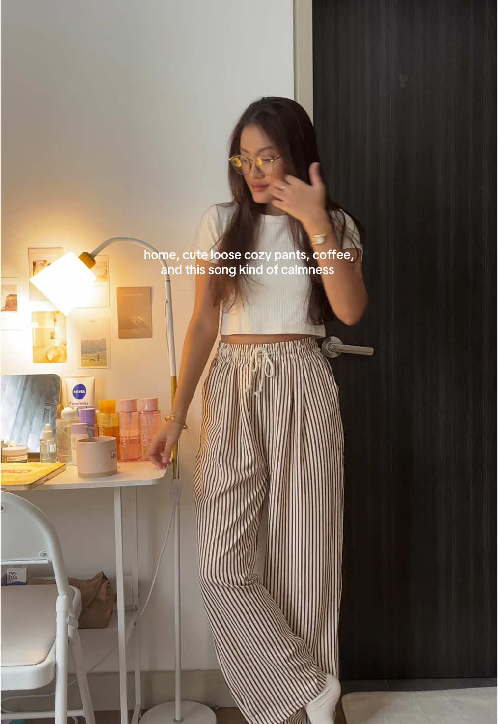 my kind of therapy  pants ref: 165cm 53kg size L  #OOTD #cozyoutfits 