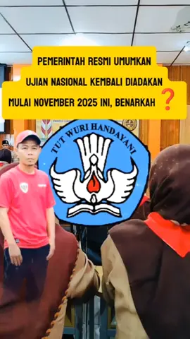 Pemerintah resmi umumkan UN Kembali diadakan di tahun ini!?🧐✨ #gurutiktok #gurutiktokindonesia #pendidikan #tiktokviraltrending #ASN #PPPK #fypシ゚ 