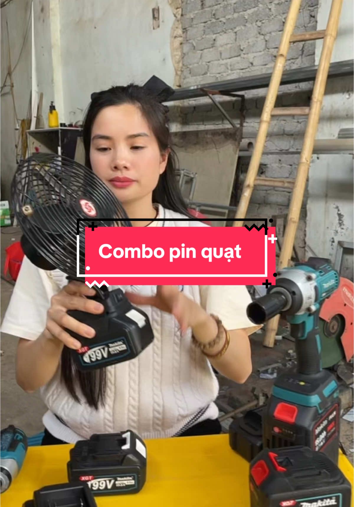 Combo pin quạt #thanhmai92 #cokhi #quat #pin 