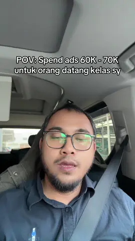 Sy tak ambil pun hasil kelas, sy guna utk cover ads