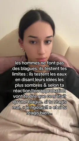 ils l’auraient fait sur ton dos sans hésiter (: ! par exemple ils peuvent faire des blagues sur la tromperie, le V, le s3x!sme. c’est une technique qu’ils utilisent pour tâter le terrain sans que tu puisses deviner si ils le pensent vraiment, et honnêtement c’est assez répandu ! #fyp #pourtoi 