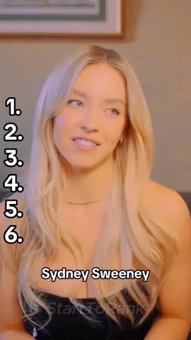 Rank without knowing who's next #celebrity #starranking #usa #famous #ranking #tiktok #videostar #sydneysweeney #madelyncline #madisonbeer #anadearmas #salmahayek 