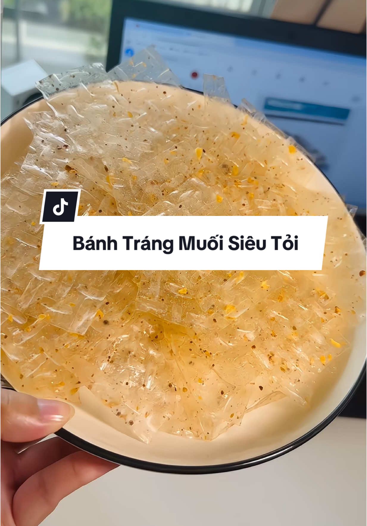 Bánh Tráng Muối Siêu Tỏi #manmiladenreview #banhtrangmuoisieutoi #banhtrang 