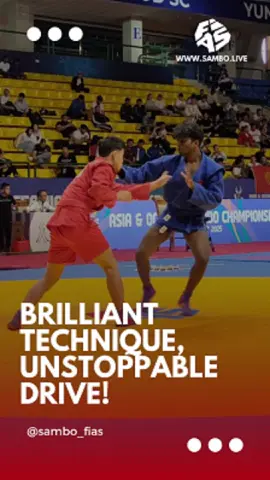 Brilliant technique, unstoppable drive! Ilias ABZHALIEV (KGZ) put on a show in his match against Mcclaren MARREN (SGP), claiming the bronze medal at the 2025 Asia and Oceania SAMBO Championships in Tashkent! Want to see how it all went down? Watch the full fight and more thrilling action at www.sambo.live! 🥉🔥 #Sambo2025 #Tashkent2025 #FIAS #SamboSpirit #CombatAndRespect #SamboFamily #AsiaOceaniaSAMBO