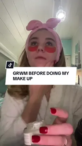 Grwm before doing my make up💘 #fyp #grwm #makeup #skincare #hair #dyson @kimberlyfransens 