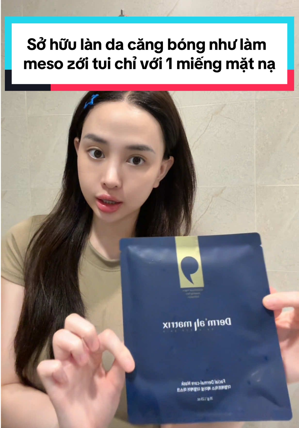 Lại một đêm nữa trải nghiệm đắp mặt nạ thạch thần thánh Derm-all Matrix zới tui hennn. Lên nhiều video về con này quá ngại nma dùng con này nghiện thật mấy bác ạ 🥹 Nó căng bóng lắm lun ý #matnathach #cangbong #skintok #skincare #lamdep #mesotherapy  #cangbongda #dermallmatrix #lamsangda #skincaretips #matna #duongda #glassskin #glassskinroutine 