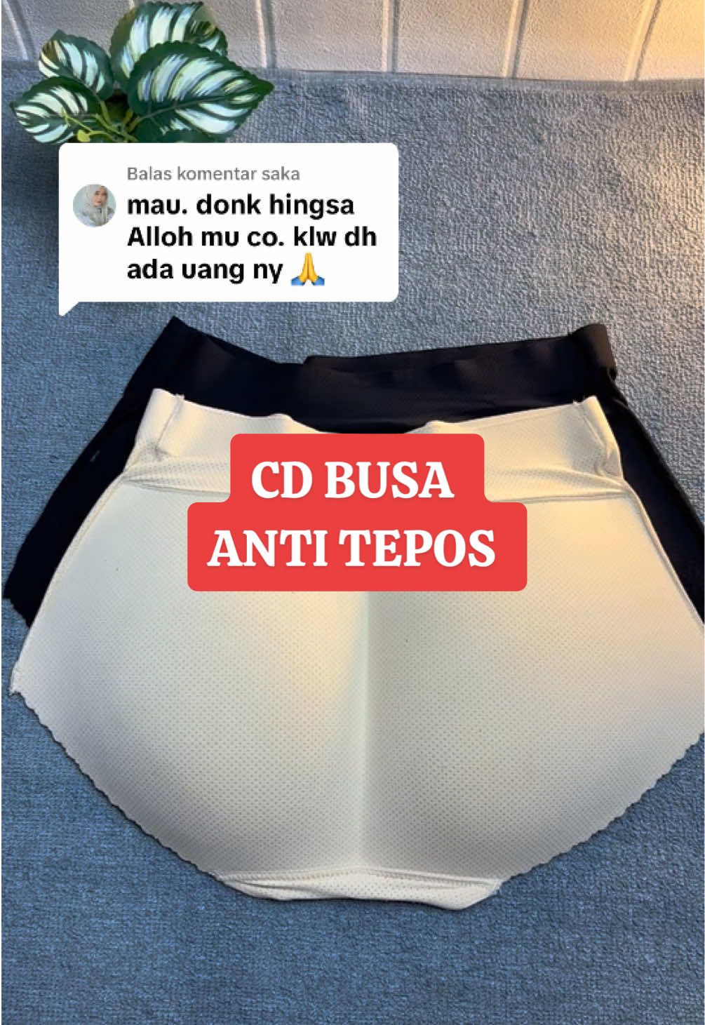 Membalas @saka Mumpung lagi promo bun cus order sebelum kehabisan!! Murah banget cuman 30 Ribuan.. #cdbusa #celanadalambusa #cd #cdwanita 