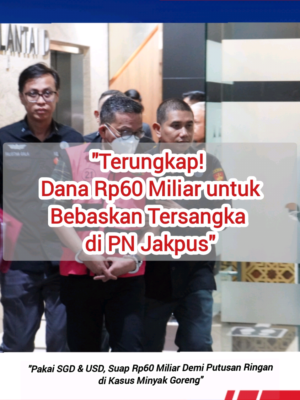 Penyidik JAM PIDSUS Tetapkan Legal PT Wilmar Sebagai Tersangka Suap/Gratifikasi Penanganan Perkara di PN Jakarta Pusat Jakarta | Prabunews.com - Sabtu 12 April 2025, Tim Penyidik pada Jaksa Agung Muda Bidang Tindak Pidana Khusus (JAM PIDSUS) Kejaksaan Agung melakukan tindakan penggeledahan di 3 (tiga) tempat di 2 (dua) provinsi, berkaitan dengan penyidikan perkara dugaan tindak pidana korupsi suap dan/atau gratifikasi terkait penanganan perkara di Pengadilan Negeri Jakarta Pusat. Dalam penggeledahan tersebut, Tim Penyidik menyita 2 (dua) unit mobil Mercedez Benz, 2 (dua) unit motor Vespa, 1 (satu) unit mobil merk Honda CRV dan 4 (empat) unit sepeda Brompton. Selain itu, pada hari yang sama Penyidik juga melakukan pemeriksaan terhadap 5 (lima) orang saksi yaitu Sdri. MBDH, Tersangka MS, Sdri. STF, Tersangka WG dan Sdri. MSY.  Adapun dari hasil pemeriksaan para saksi tersebut diperoleh fakta sebagai berikut:  - Bermula dari pertemuan antara Tersangka AR dengan Tersangka WG, pada saat itu Tersangka WG menyampaikan agar perkara minyak goreng harus diurus jika tidak putusannya bisa maksimal bahkan melebihi tuntutan Jaksa Penuntut Umum; - Dalam pertemuan tersebut Tersangka WG juga menanyakan terkait biaya yang disediakan terdakwa korporasi, namun Tersangka AR belum bisa menjawab karena hal tersebut harus ditanyakan terlebih dahulu kepada kliennya; - Selanjutnya informasi yang diperoleh dari Tersangka WG tersebut oleh Tersangka AR disampaikan kepada Tersangka MS;  - Kemudian Tersangka MS bertemu dengan Tersangka MSY di rumah makan Daun Muda di daerah Jakarta Selatan dan dalam pertemuan tersebut Tersangka MS menyampaikan perihal informasi yang diperoleh oleh Tersangka AR dari Tersangka WG yang mengatakan bahwa Tersangka WG bisa membantu pengurusan perkara minyak goreng yang ditanganinya. Mendapati informasi tersebut MSY menyampaikan bahwa sudah ada tim yang mengurusnya; - Sekitar 2 minggu kemudian, Tersangka AR dihubungi kembali oleh Tersangka WG. Pada saat itu Tersangka WG menyampaikan agar perkara ini segera diurus. Setelah mendapat pemberitahuan dari Tersangka WG tersebut, kemudian Tersangka AR menyampaikan kepada Tersangka MS, lalu Tersangka MS bertemu kembali dengan Sdr. MSY di rumah makan Daun Muda dan saat itu Sdr. MSY memberitahukan bahwa biaya yang disediakan pihak korporasi sebesar Rp20 miliar untuk mendapatkan putusan bebas. - Hasil pertemuan tesebut kemudian Tersangka AR, Tersangka WG, dan Tersangka MAN bertemu di rumah makan Layar Seafood Sedayu, Kelapa Gading, Jakarta Timur. Dalam pertemuan tersebut, Tersangka MAN mengatakan perkara minyak goreng tidak bisa diputus bebas namun perkara tersebut diputus Ontslag dan meminta agar uang Rp20 miliar tersebut dikali 3 sehingga total menjadi Rp60 miliar. - Kemudian Tersangka WG menyampaikan kepada Tersangka AR agar menyiapkan uang sebesar Rp60 miliar. Setelah ada permintaan Tersangka WG tersebut, kemudian Tersangka AR menyampaikan kepada Tersangka MS. Lalu Tersangka MS menghubungi Sdr. MSY dan Sdr. MSY menyanggupi akan menyiapkan permintaan tersebut dalam mata uang asing (SGD atau USD).  - Sekitar 3 (tiga) hari kemudian, Sdr. MSY menghubungi Tersangka MS dan menyampaikan bahwa uang yang diminta sudah siap dan menanyakan lokasi uang tersebut akan diantarkan. Selanjutnya Tersangka MS memberikan nomor handphone Tersangka AR kepada Sdr. MSY.  - Setelah ada komunikasi antara Tersangka AR dan Sdr. MSY, kemudian Tersangka AR bertemu dengan Sdr. MSY di parkiran SCBD dan selanjutnya Sdr. MSY menyerahkan uang tersebut kepada Tersangka AR.  - Kemudian uang tersebut oleh Tersangka AR diantar ke rumah Tersangka WG di Klaster Ebony, JI. Ebony 6, Blok AE No. 28, Sukapura, Cilincing, Jakarta Utara dan uang tersebut oleh Tersangka WG diserahkan kepada Tersangka MAN dan Tersangka WG diberikan uang sebesar USD 50.000 oleh Tersangka MAN. #prabunews #semutmerahprabu #kejagung #jampidsus #hukum #tipikor #KEADILAN #beritaviral #beritanasional #beritaterkini #jangkuanluas #pagereels #KaburAjaDulu #tiktokviral 