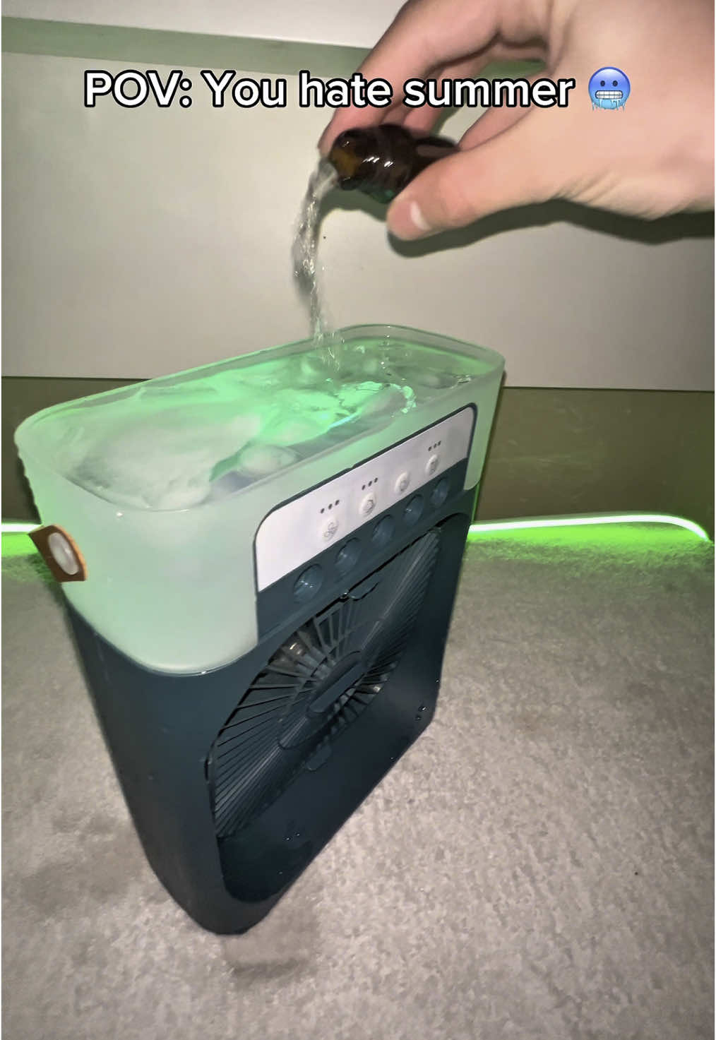 No more sweating 🥶 #Summer  #aircooler #viral #fyp 