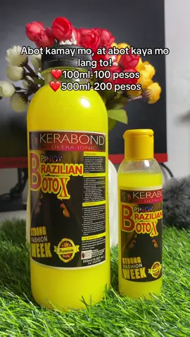 Pampalambot , pampa unat ng buhok 💕 Kerabond Brazilian Botox! #kerabondbrazilianbotox #brazilianbotox #hairtreatment #brazilianbotoxtreatment #fyp 