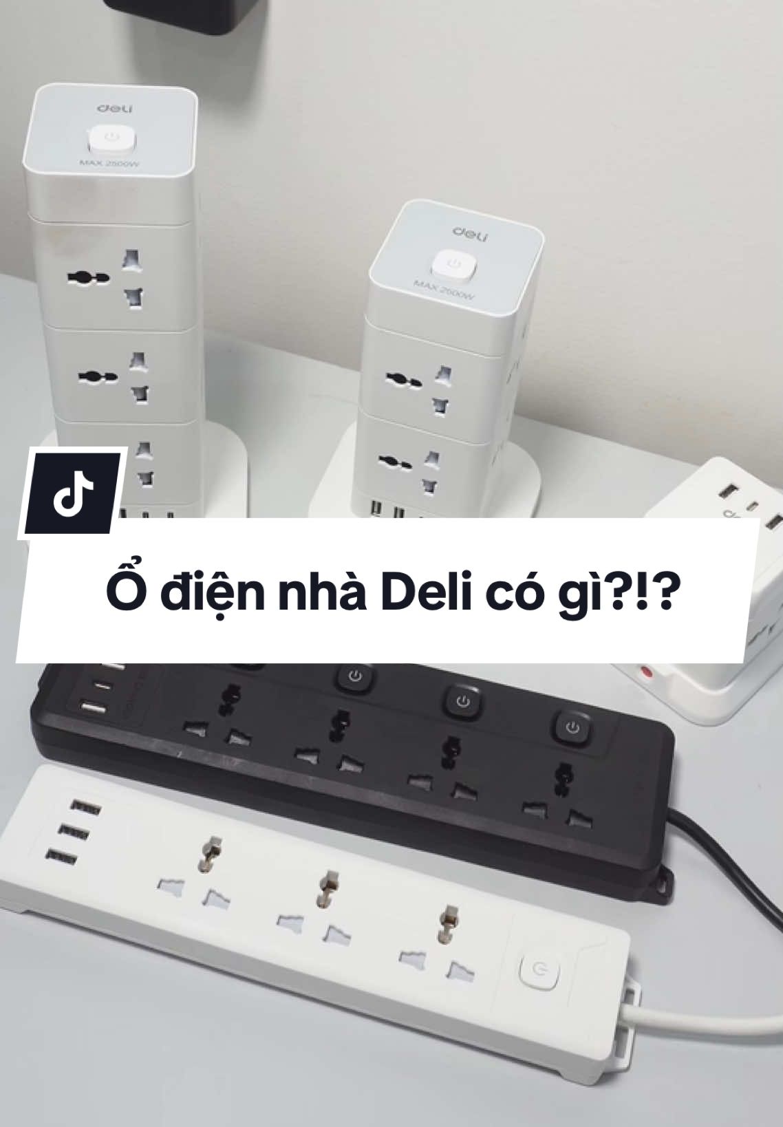 Ổ điện nhà Deli có gì?!???#deli #odien #odiendeli #sacnhanh #trending 