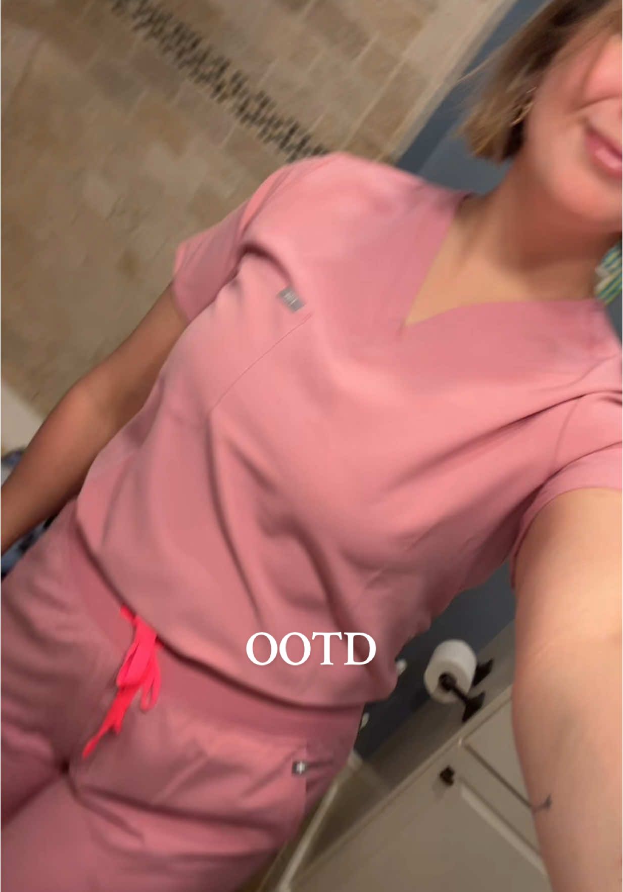 Pretty in pink 💕🌸🎀 #workingmom  #boston #bostontiktok #momlife #mom #momtok #workingmomlife #fyp #foryou #foryoupage #motherhood #lifewithkids #momcontent #relateablemoms #parenttok #momclub @wearfigs #wearfigs #nurseootd #OOTD #healthcare #goodmorning 