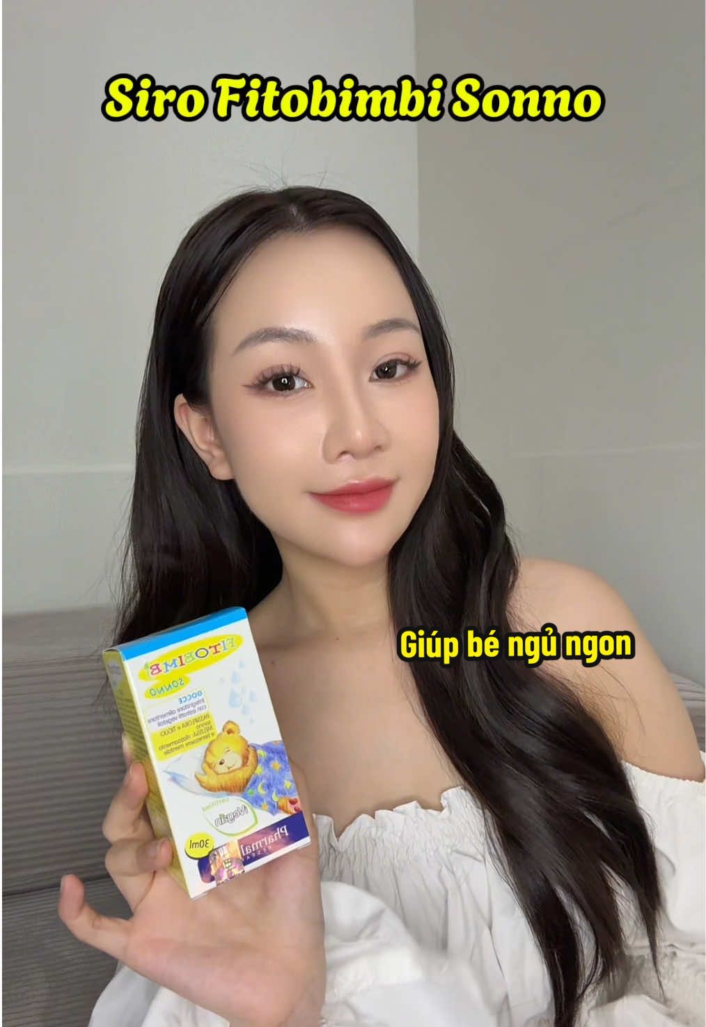 Từ ngày dùng Sonno là con ngủ ngon hẳn, cả nhà tham khảo nha😍  #Fitobimbi #Fitobimbisonno #Sirongungon #hanniethuyhien #hannie082 #review 