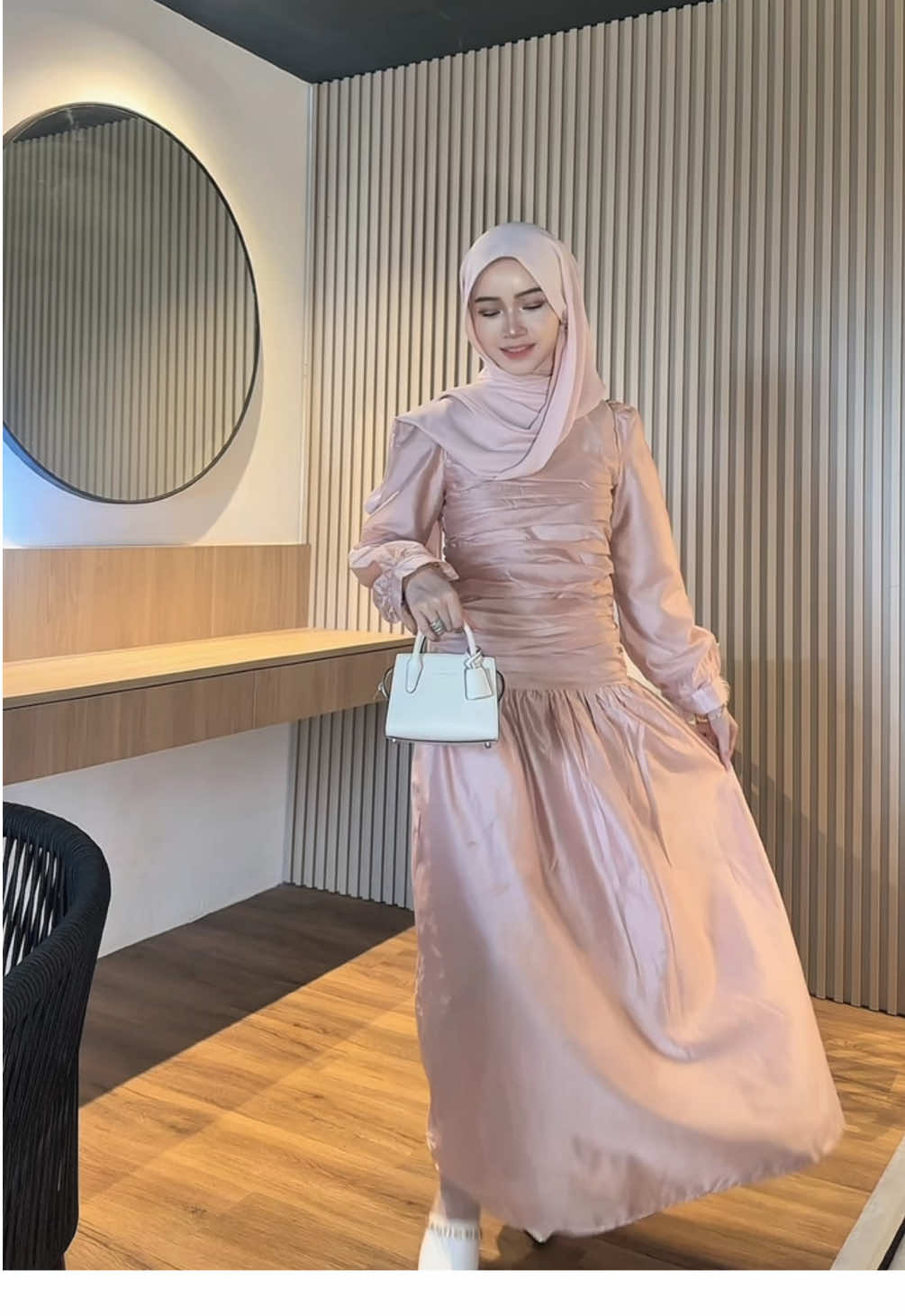 🎀 #rucheddress #hijabistahub 