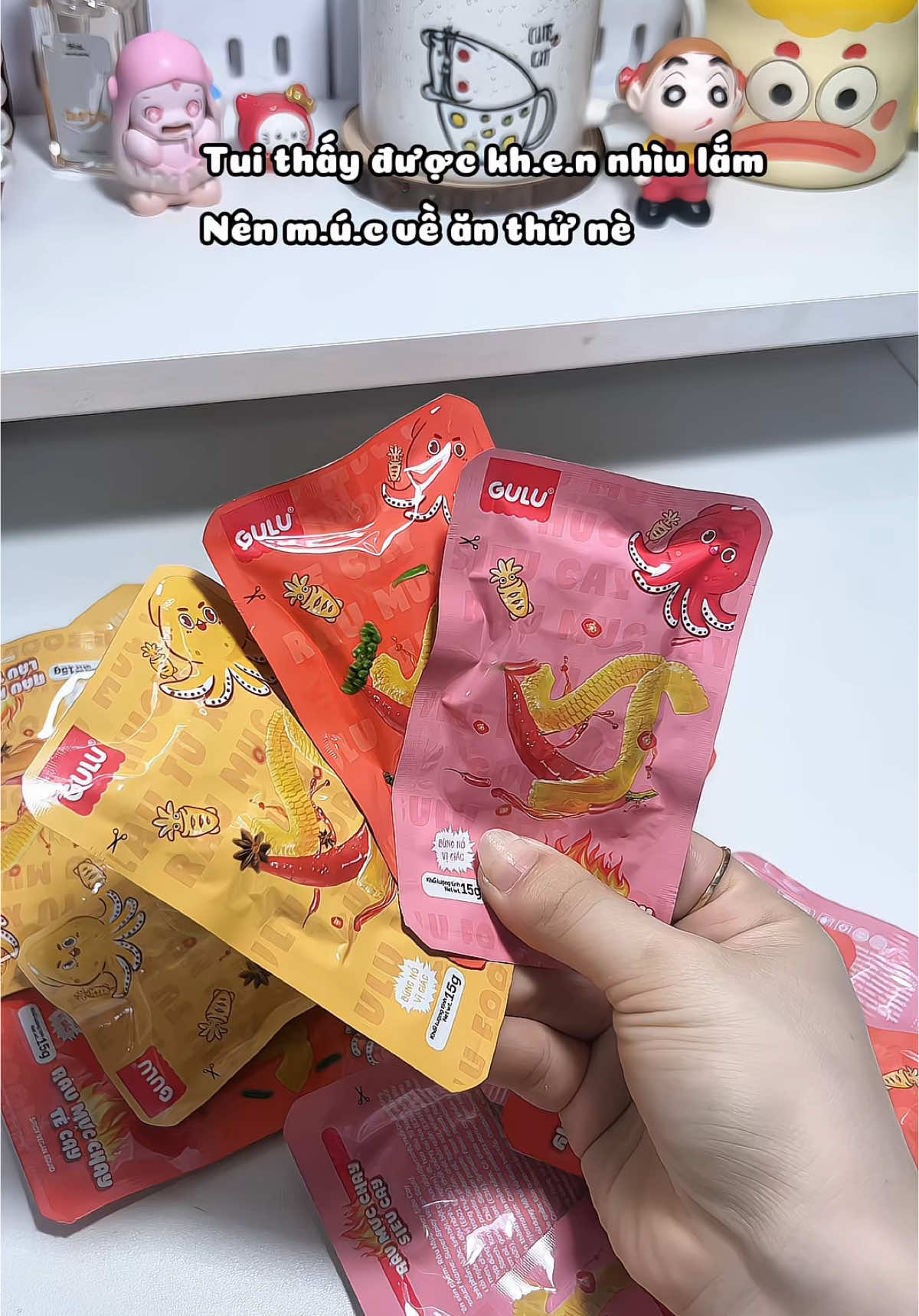 Dai giòn sần sật đã miệng lắm nha mấy ní @Gulu Foods #muc #raumucchaygulu #anvat #mukbang #anvattiktok #xuhuong #tiktokshop 