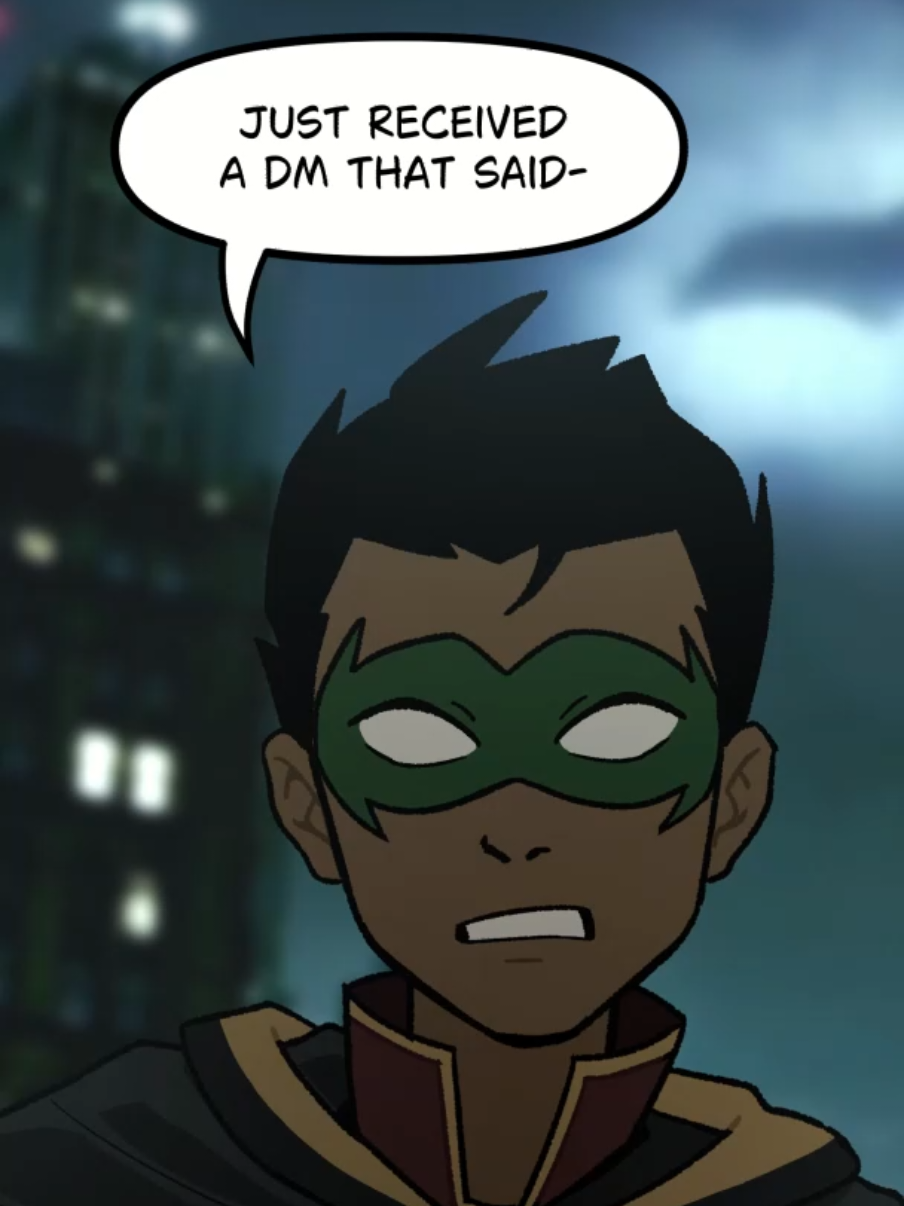 He's a growing boi 👍🏻 #robin #damianwayne #dccomics #batman #arttok #batfam #funnytiktok #fyp #foryou #foryoupage #animation #funnyanimation #comicart #dcrobin #robindamian #dami #youngjustice #teentitans #funnyaudio #tiktokanimation #funnyreel #relatable 