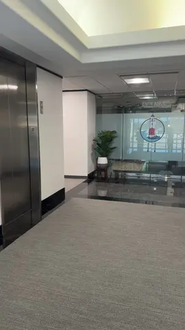 Just getting in the elevator 