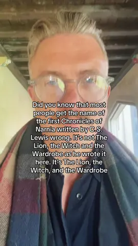 Joking, not joking #cslewis #thechroniclesofnarnia #themagiciansnephew #magdalencollege #universityofoxford #oxforduniversity #oxfordcomma 