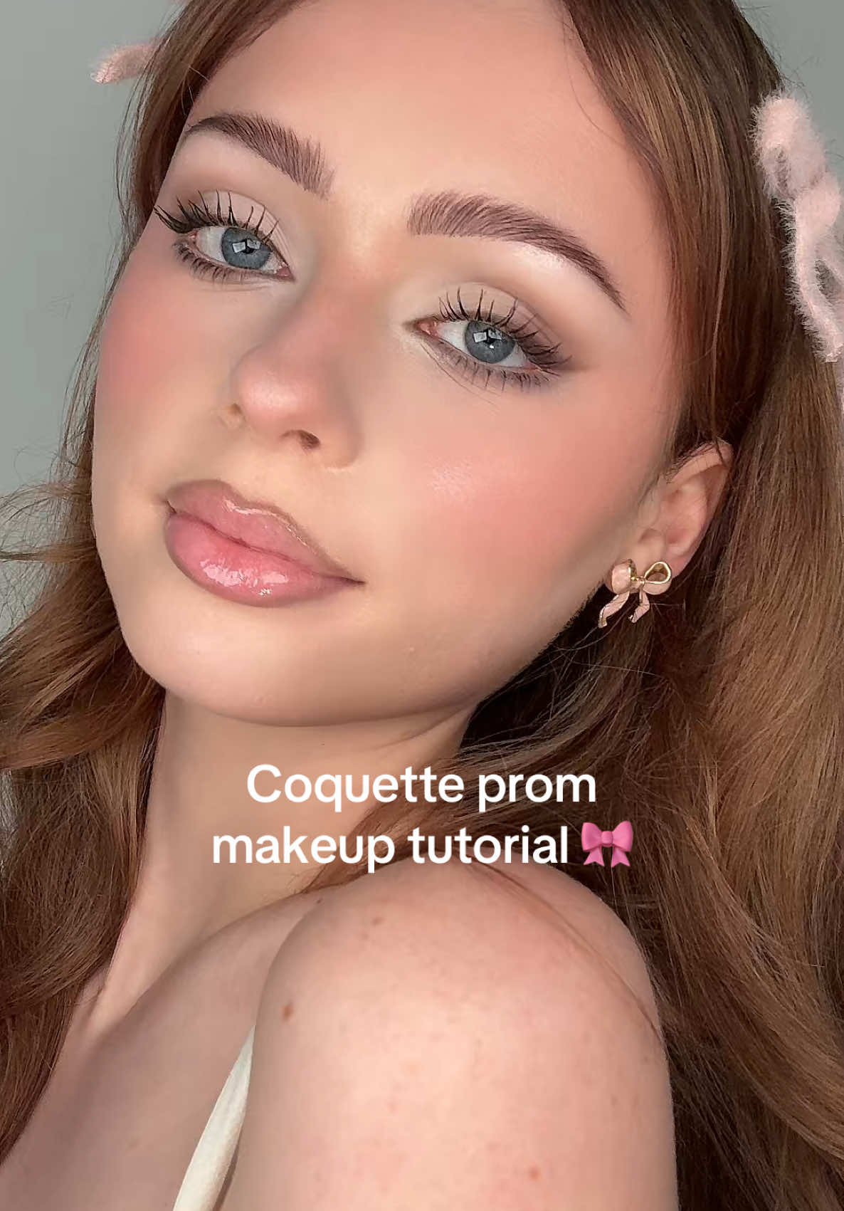 Coquette makeup for prom>> #prom #coquette #prommakeup #makeuptutorial #trending #fypシ゚ 