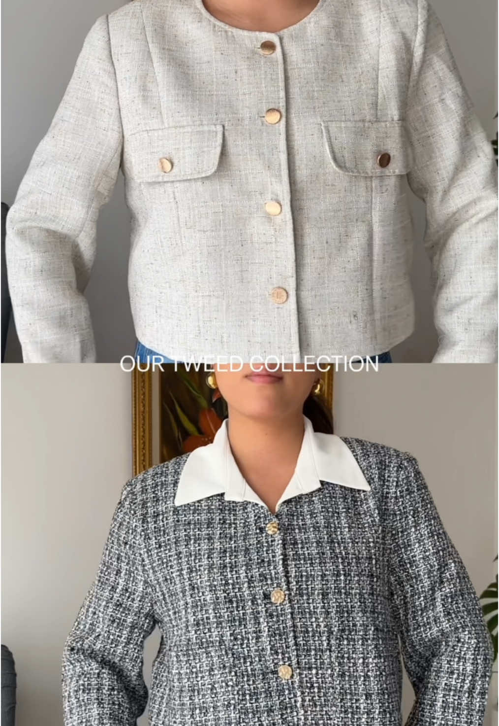 Adding texture to your everyday wear is key 🧵 #tweed #jacket #fashion #fashiontiktok 