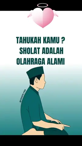 TAHUKAH KAMU? SHOLAT = OLAHRAGA ALAMI! Tanpa perlu gym, tanpa alat mahal! Setiap gerakan sholat ternyata punya manfaat luar biasa untuk kesehatan-mulai dari melancarkan peredaran darah, meningkatkan fleksibilitas tubuh, hingga mengurangi stres! Jadi, makin rajin sholat, makin sehat tubuh dan jiwa! Bagaimana menurutmu? #SholatSehat #IbadahPlusOlahraga 
