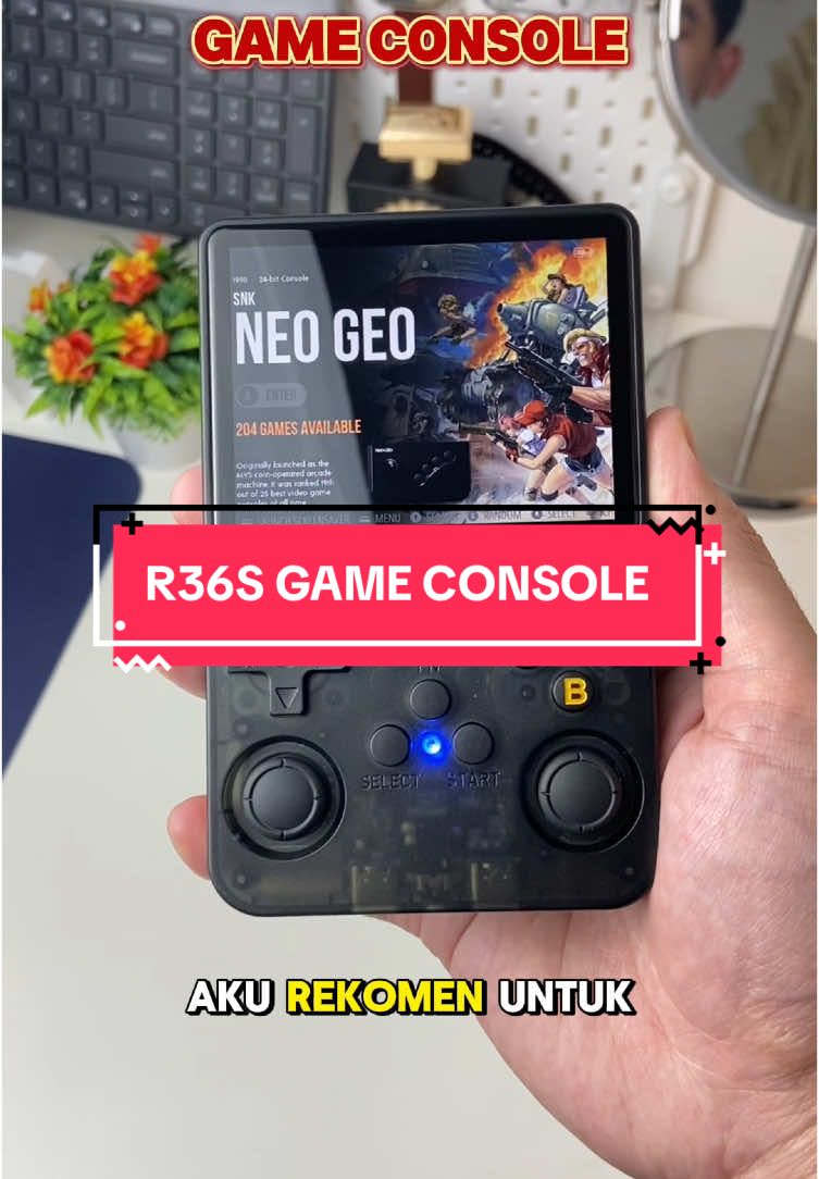 LEVINO R36S Game Console 64GB. Ada 15,000+ game available dengan menggunakan Linux operating system! 🤩 #levino #R36S #gameconsole #gamepad #emulator #retrogames #game 