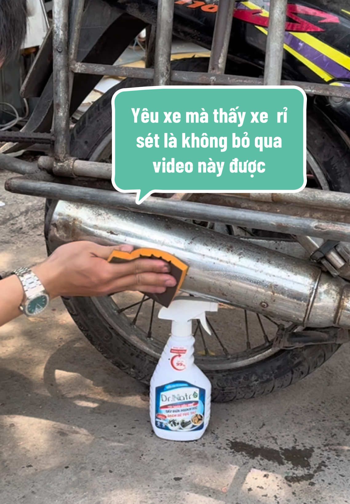 Yêu xe mà thấy xe  rỉ sét là không bỏ qua video này được##LearnOnTikTok##CleanTok##taydanang##nộitrợ##drnatro