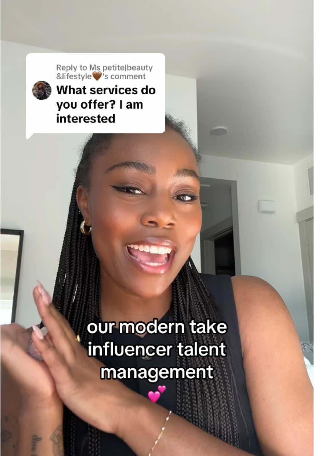 Replying to @Ms petite|beauty &lifestyle🤎 as an influencer talent manager for beauty influencers, it’s always my goal to offer services that most benefit my talent! I offer two different options for talent management depending on the influencers preferences 💕#greenscreen 