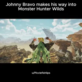 Johnny Bravo makes his way into Monster Hunter Wilds #monsterhunterwilds #モンスターハンター #モンスターハンターワイルズ #キャラメイク #monsterhunter #fyp #MonHun #mhwilds #mhw