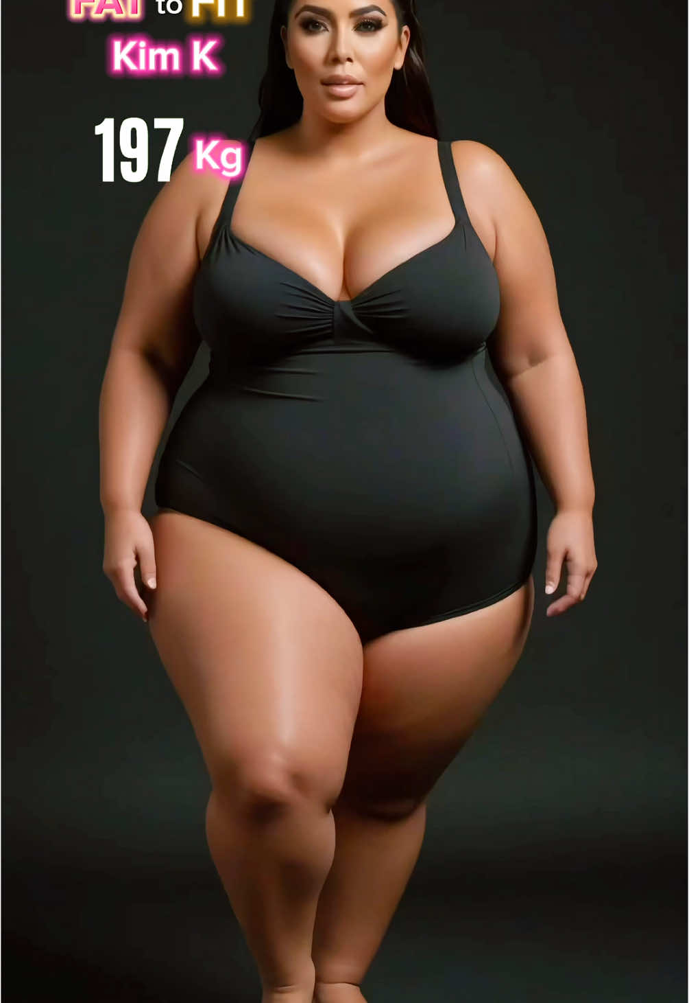 Kim K devient Fit ! #kimkardashian #fit #ai 