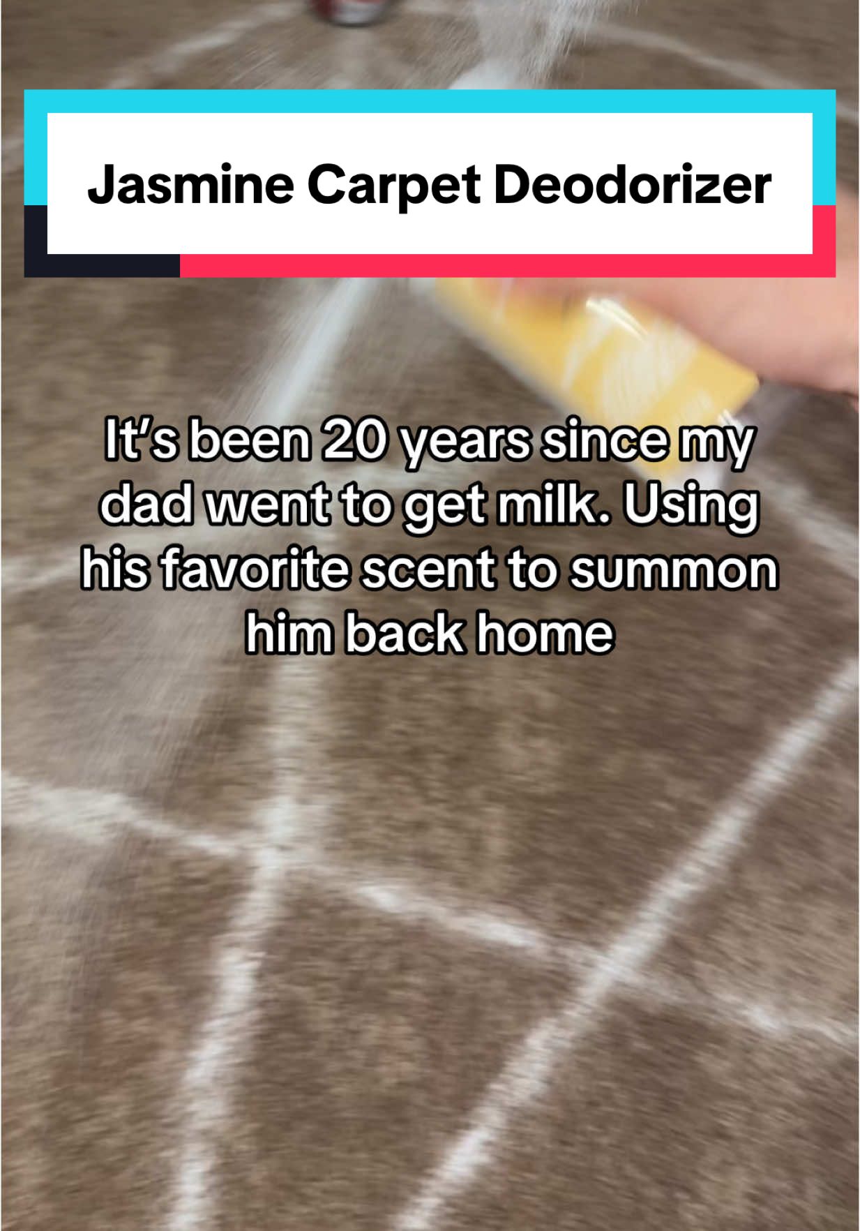 This did not work as expected but my house smells like jasmine so w #carpetdeodorizer #carpetfreshener #carpetpowder #carpetcleaning #jasmine 