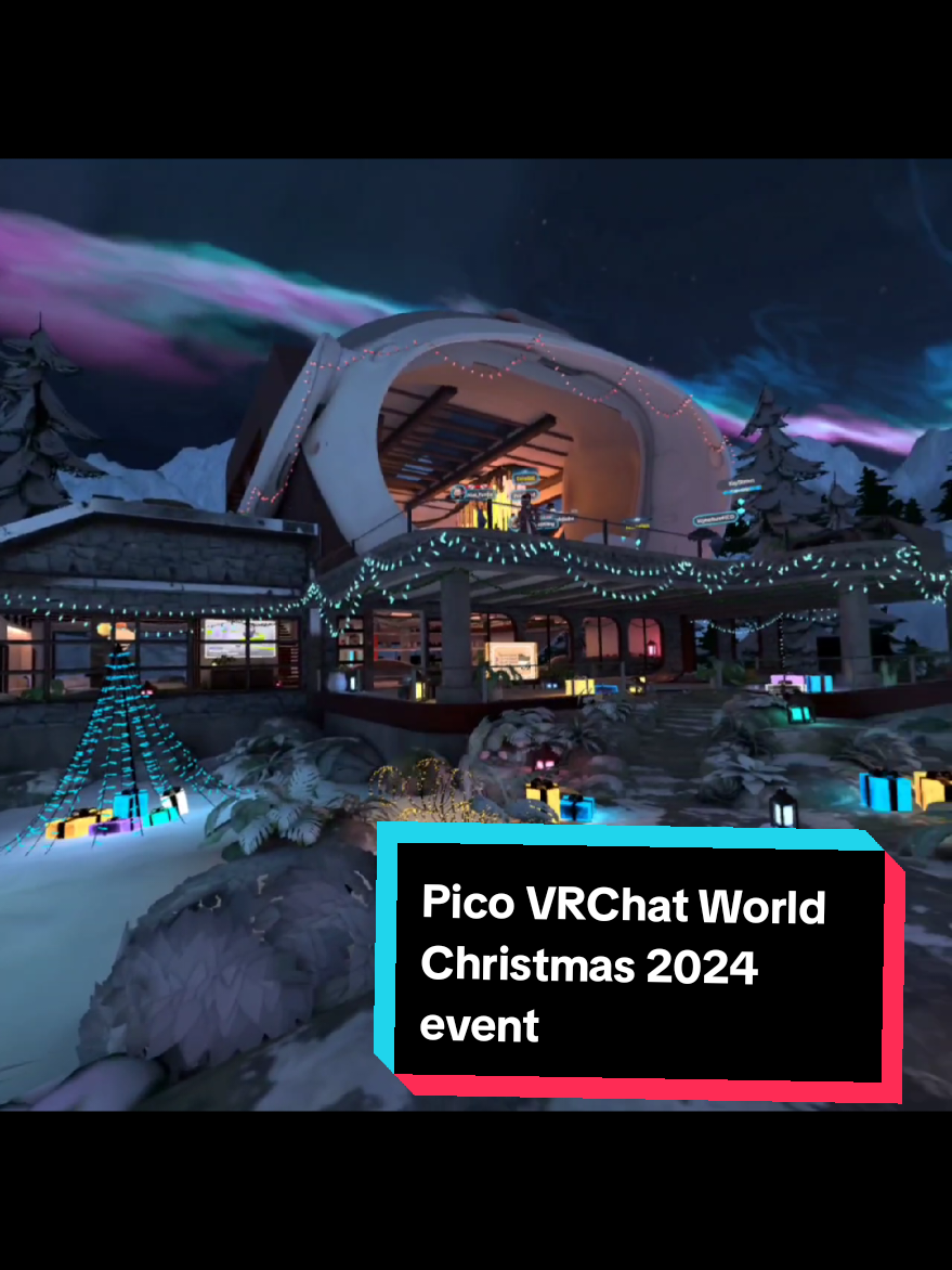 #pico4 #vrchat #Picoxr #Christmas #event @PICO XR @PICO XR ES @VRChat #picomotiontrackers #pico4ultra #friends #beautiful #world #vr 