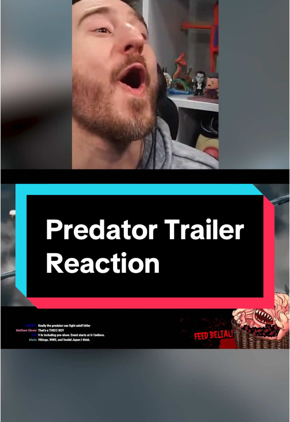 The newest Predator movie looks awesome! #horror #deadmeat #killcount #predator #predatorkillerofkillers #animated #animation #trailer #reaction #trailerreaction #jamesajanisse #livestream 