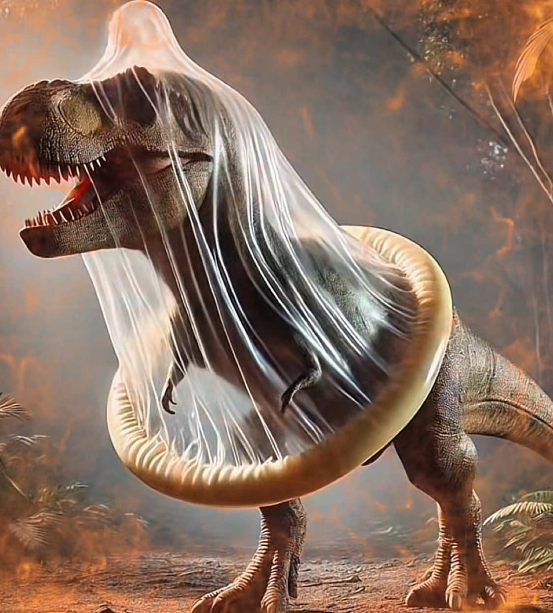 El T-rexo Durexo #trex #tyrannosaurus #tralalerotralala #tralalelotralala #brainrot #trulimerotrulichina #tripitropitropatripa #bombardirocrocodilo #memer 