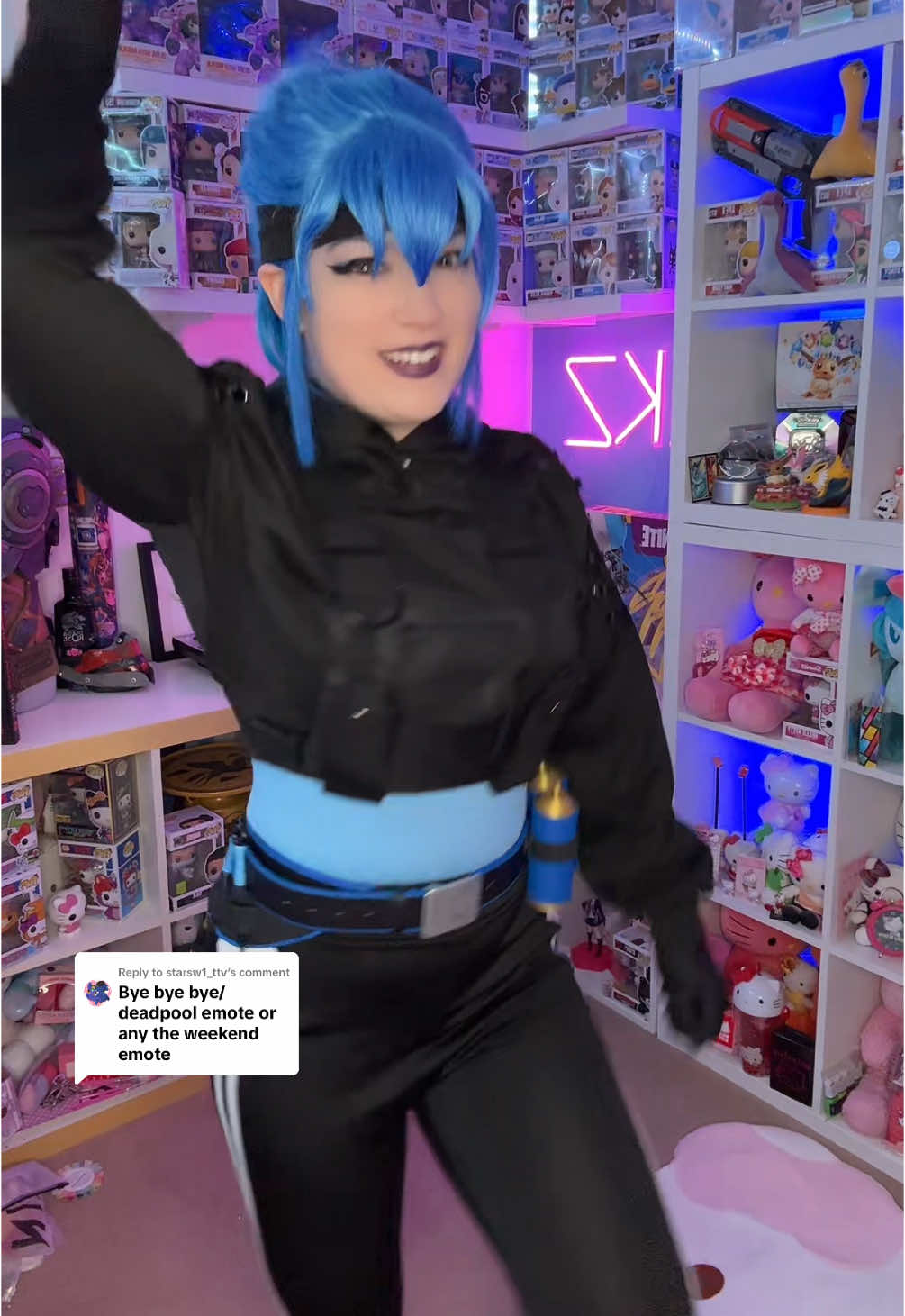 Replying to @starsw1_ttv honestly forgot I had this banger!! Anyone else know this off by heart now xD #hopefortnite #hopecosplay #fortniteemote #fortnitedances #byebyebyedance #fortnitecosplay 