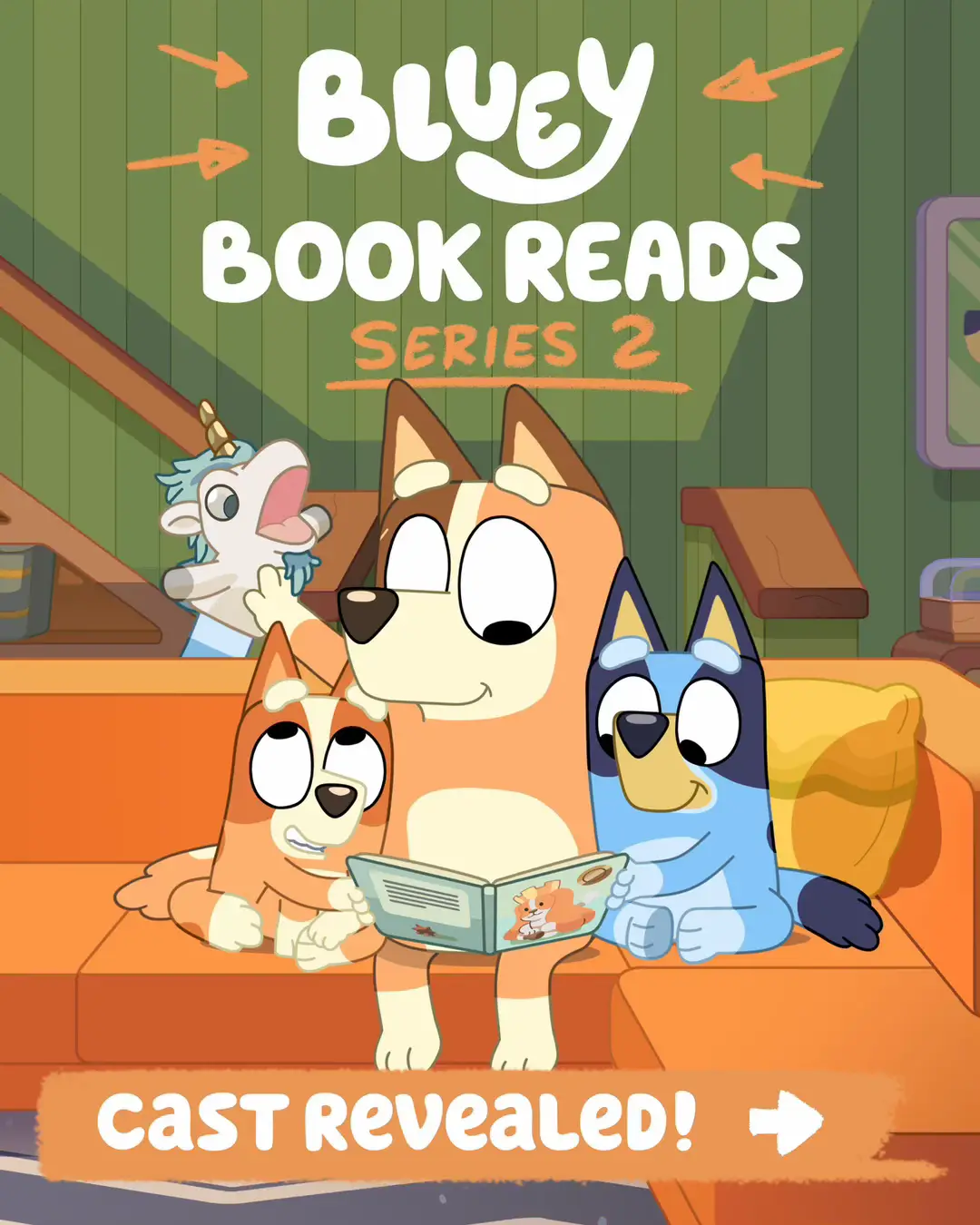 Bluey book reads are back! Find out which famous fans are reading your favourite Bluey stories on our website #Bluey #blueybookreads 