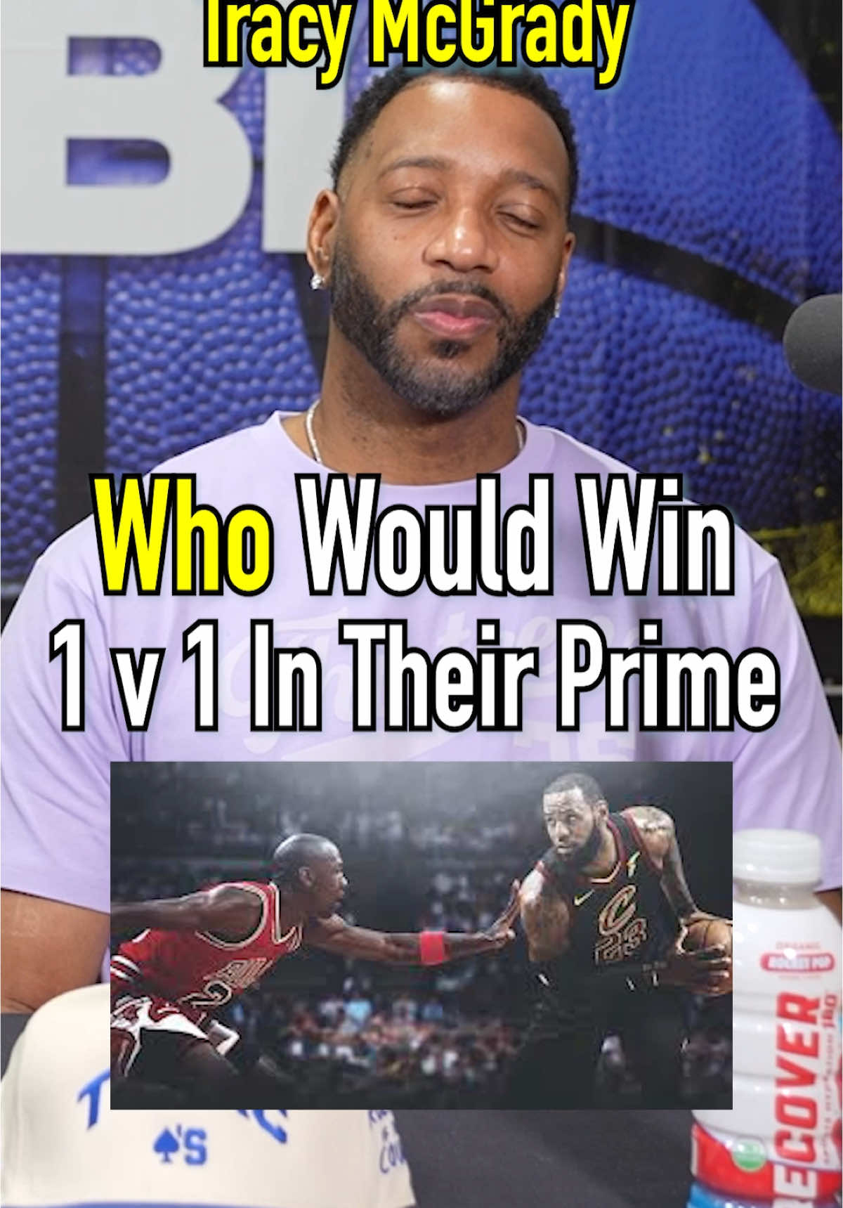 TRACY MCGRADY CHOOSES WHO WOULD WIN 1 v 1 IN THEIR PRIME! Do You Agree?! #fyp #NBA #basketball #game #stephcurry #melo #jamesharden