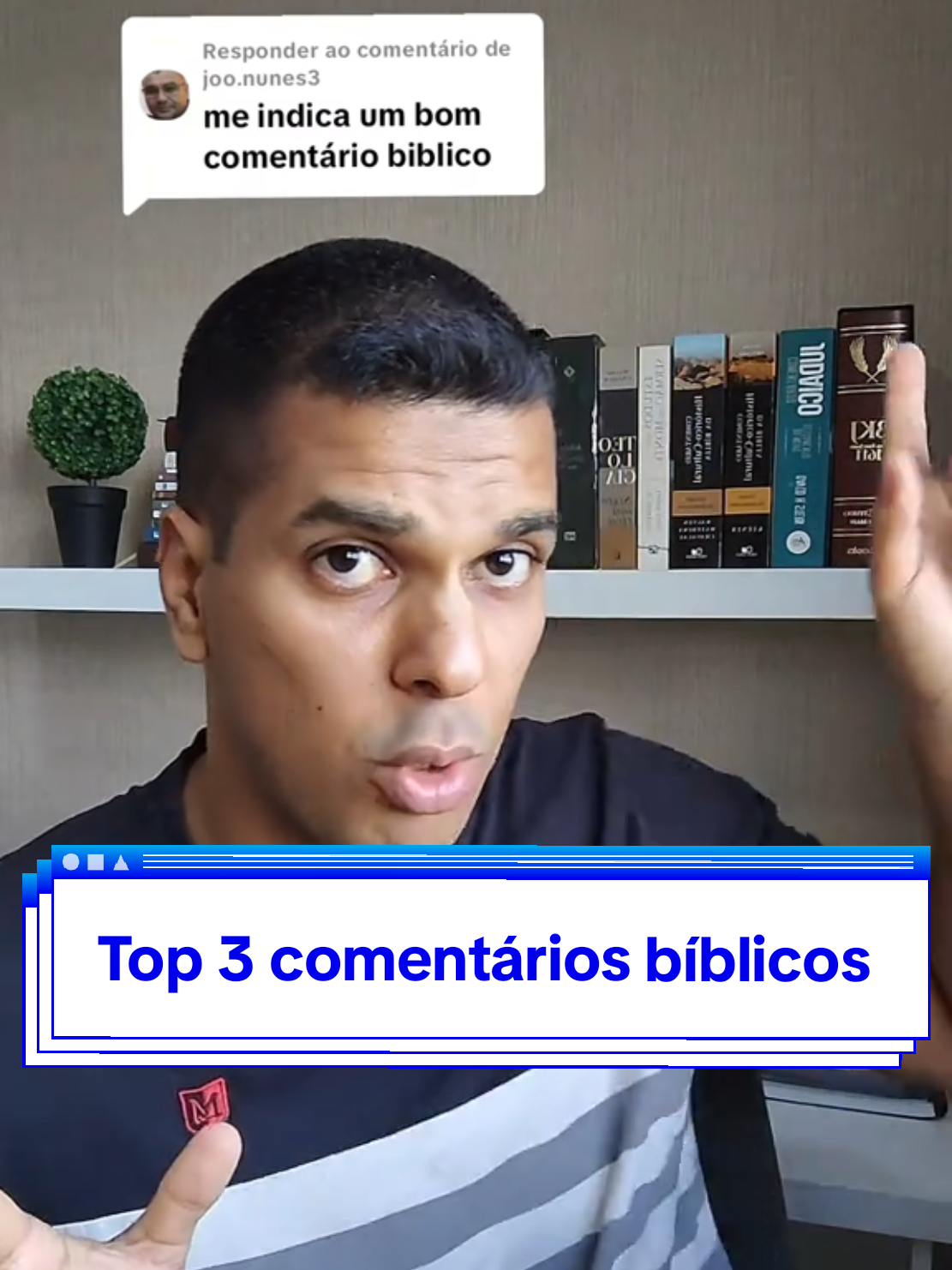 A responder a @joo.nunes3  Dica de 3 Comentários bíblicos para pregadores e professores de escola bíblica dominical #comentariobiblico #estudobiblico #teologiabiblica #teologia #pregacao #bibliasagrada #exposicaobiblica