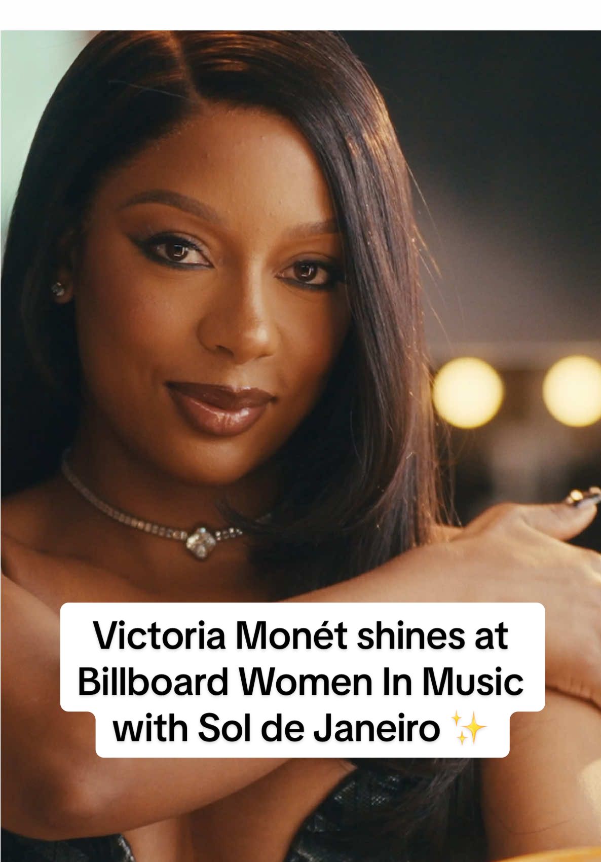 @Victoria Monét stays radiant and confident on the red carpet with @Sol de Janeiro. ✨ #ad Get ready with the star as she reveals her beauty secrets and prepares to shine at #BBWomenInMusic.