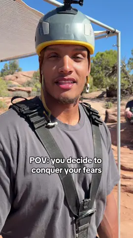 My wife did not approve of this … #moab #fearfactor #Hiking #vanlife 