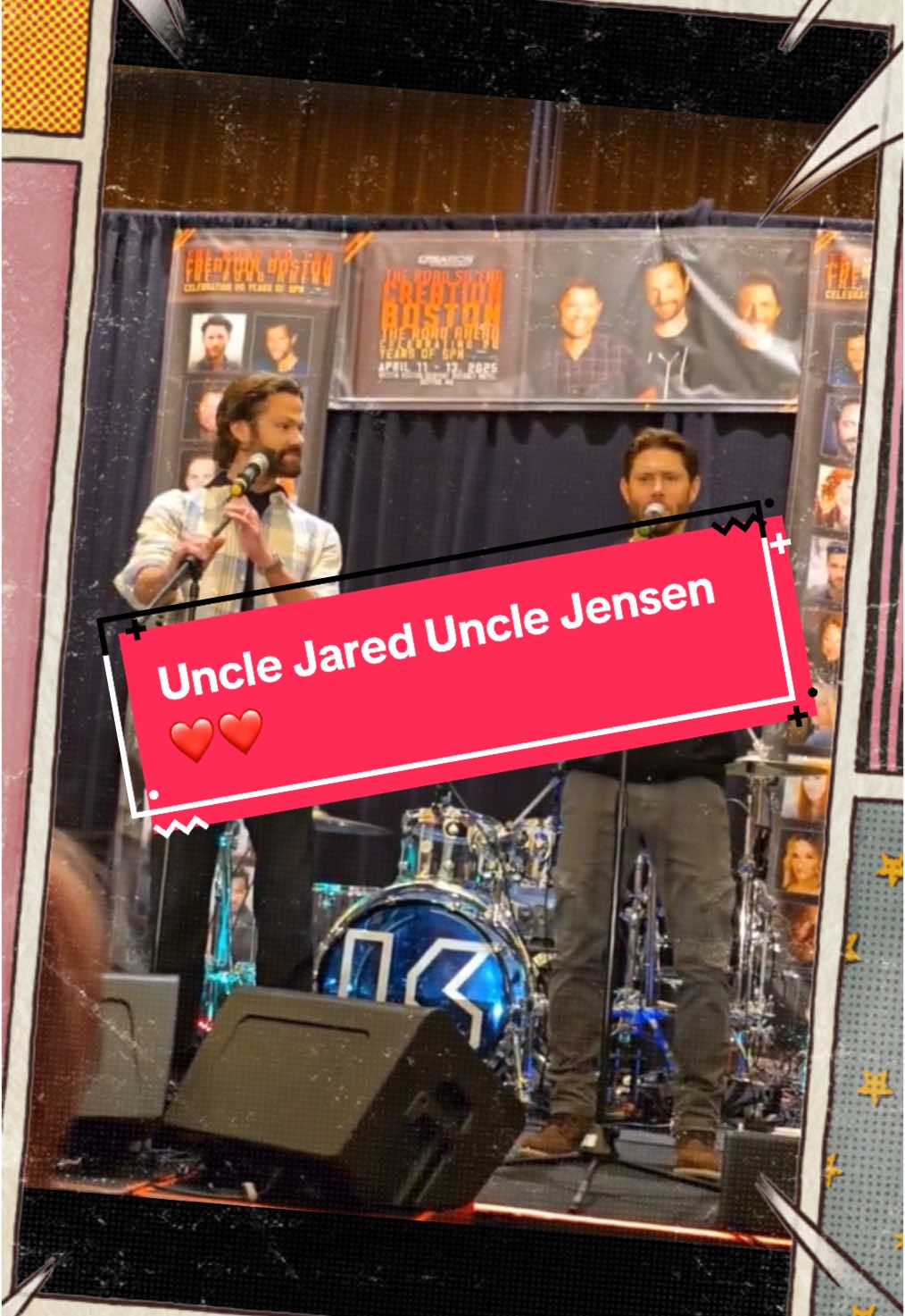Uncle Jared Uncle Jensen #Deanwinchester #jensenackles #jaredpadalecki #samwinchester #supernatural #spnfamily #brothers #fyp #foryou #celebrity #memecut #funny #Love #actor 