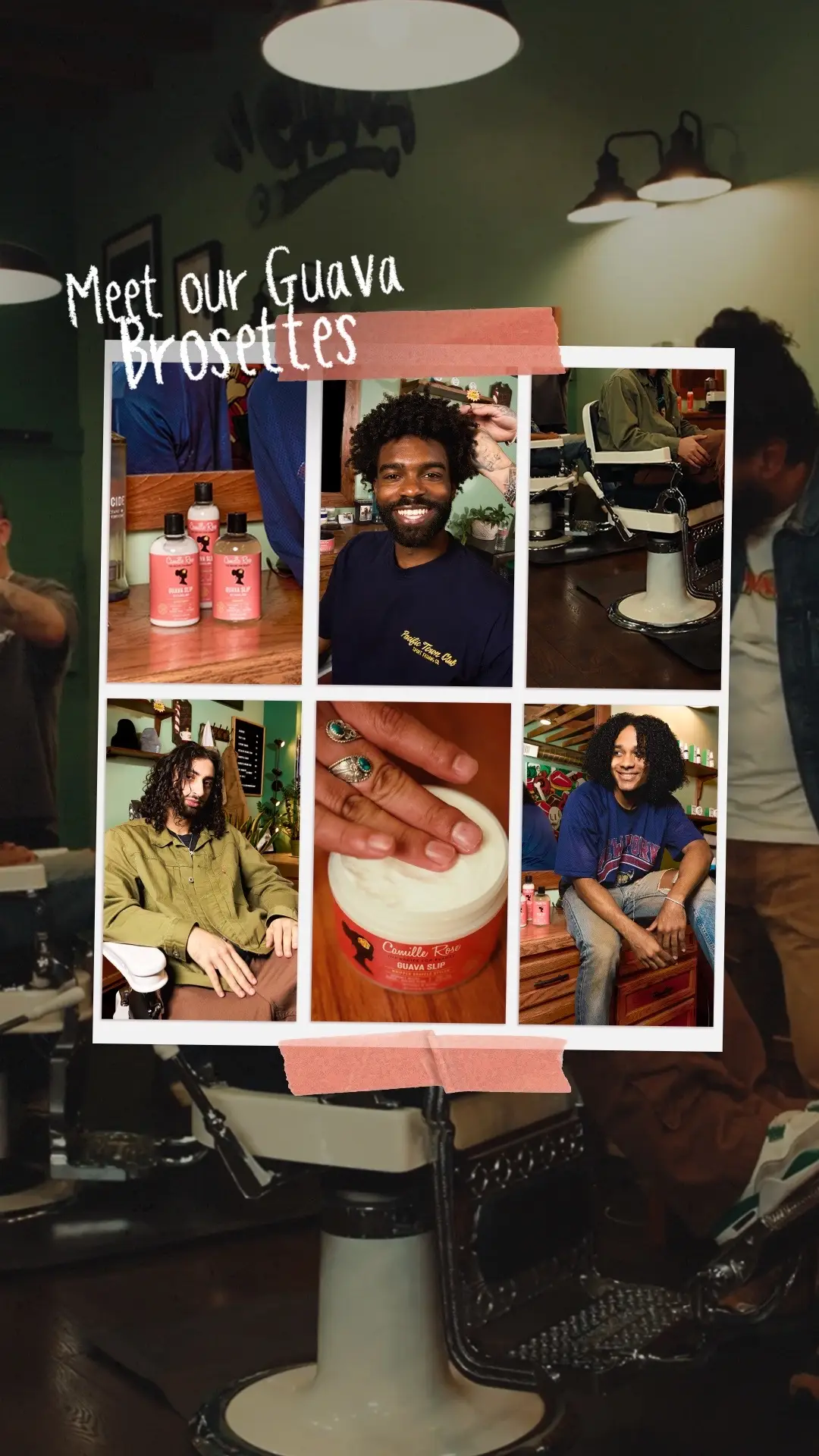 Swipe to get to know Clay (@lostboyclay), Marzi (@damnmarzi), and Siddiq (@siddiqsbs). (IG handles)  From producing music and styling some of today’s biggest names to building brands with impact, Siddiq, Marzi, and Clay are creating on their own terms and paving the way for others along the journey!  #camillerose #guavaslip #menselfcare #camilleroseIRL 