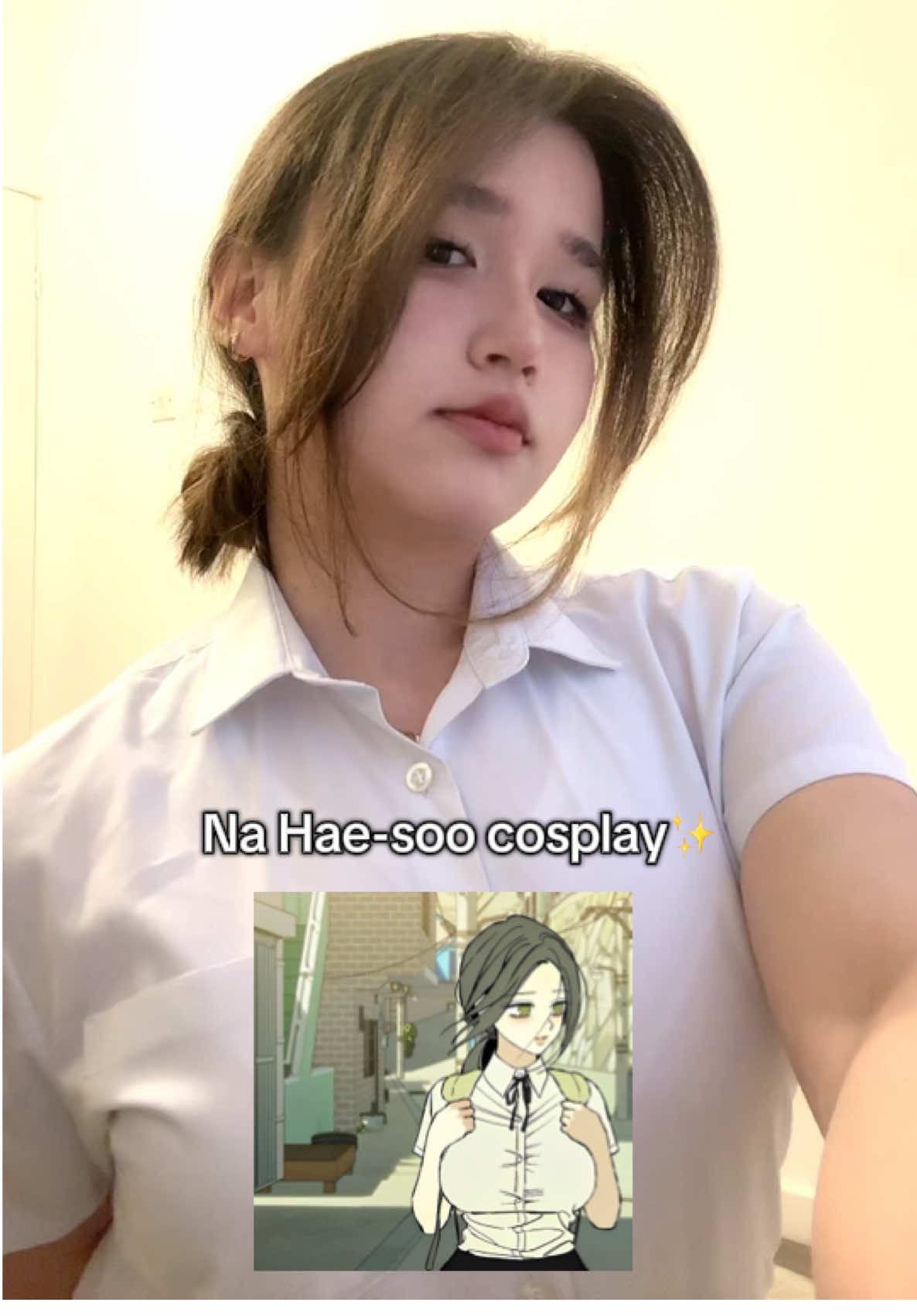Na Hae-soo cosplay✨ #Nahaesoo #manhwa #cosplay #makeup #manhwa_cosplay #tearsonawitheredflower 